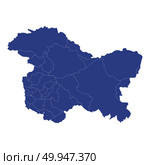 High Quality map is a state of India. Стоковая иллюстрация, иллюстратор Максим Гребешков / Фотобанк Лори