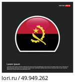 Angola flag design vector. Стоковая иллюстрация, агентство Ingram Publishing / Фотобанк Лори