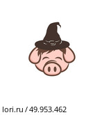 wizard pig pork bacon theme cartoon vector. wizard pig pork bacon theme cartoon. Стоковая иллюстрация, агентство Ingram Publishing / Фотобанк Лори