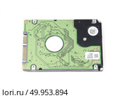 Hard disk drive HDD isolated on white background. Стоковое фото, агентство Ingram Publishing / Фотобанк Лори