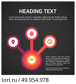 Steps infographics design with unique design vector. Стоковая иллюстрация, агентство Ingram Publishing / Фотобанк Лори