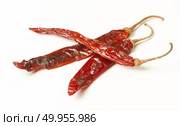 hot red pepper isolation on white background. Стоковое фото, агентство Ingram Publishing / Фотобанк Лори