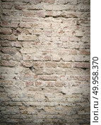 Old weathered brick wall fragment. Стоковое фото, агентство Ingram Publishing / Фотобанк Лори