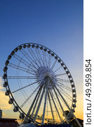 Ferris wheel Sunset. Стоковое фото, агентство Ingram Publishing / Фотобанк Лори