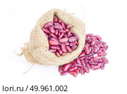Beans - red isolated on white. Стоковое фото, агентство Ingram Publishing / Фотобанк Лори