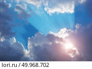 Blue skylight. Composition of nature. . Стоковое фото, агентство Ingram Publishing / Фотобанк Лори