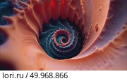 Abstract Background Moving Spiral cosmic black hole galaxy. AI Generative. Стоковое AI-видео, аниматор Spirit River / Фотобанк Лори