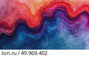 AI Generative Abstract acrylic paint Colored Wavy Background, Futuristic Animation stains. Стоковое AI-видео, аниматор Spirit River / Фотобанк Лори