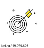 archery icon vector design. Стоковая иллюстрация, агентство Ingram Publishing / Фотобанк Лори