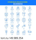 Business Icons - Futuro Blue 25 Icon pack. Стоковая иллюстрация, агентство Ingram Publishing / Фотобанк Лори