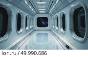 AI Generative Interior Galactic Spacescape, Dark Nebula, view from window of spaceship. Стоковое AI-видео, аниматор Spirit River / Фотобанк Лори