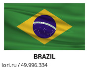 Brazil Indpendence day design card vector. Стоковая иллюстрация, агентство Ingram Publishing / Фотобанк Лори