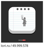 bulb concept Creative idea icon - Free vector icon. Стоковая иллюстрация, агентство Ingram Publishing / Фотобанк Лори