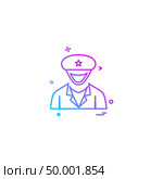 guard officer police policeman security user icon vector design. Стоковая иллюстрация, агентство Ingram Publishing / Фотобанк Лори