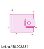 Wallet icon design vector. Стоковая иллюстрация, агентство Ingram Publishing / Фотобанк Лори
