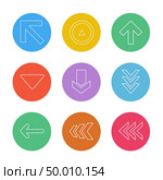 arrows , directions , pointer , arrow , user interface , pointer , up , down , left , right , play ,pause , forword , rewind , icon, vector, design,  flat,  collection, style, creative,  icons. Стоковая иллюстрация, агентство Ingram Publishing / Фотобанк Лори
