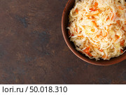 Sauerkraut. Chopped cabbage pickled in brine. Стоковое фото, агентство Ingram Publishing / Фотобанк Лори