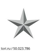 3d beveled star. Стоковая иллюстрация, иллюстратор Максим Гребешков / Фотобанк Лори