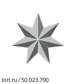 3d beveled star. Стоковая иллюстрация, иллюстратор Максим Гребешков / Фотобанк Лори