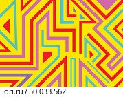 Abstract graffiti geometric shapes and lines pattern background pop art style. Vector illustration. Стоковая иллюстрация, агентство Ingram Publishing / Фотобанк Лори