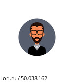 gentleman hipster worker avatar vector art illustration. gentleman hipster worker avatar. Стоковая иллюстрация, агентство Ingram Publishing / Фотобанк Лори