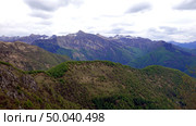 Красивый вид на Альпы с вершины горы Циметта. Локарно. Швейцария. Beautiful view of the Alps from the top of Mount Cimetta. Locarno. Switzerland. (2023 год). Стоковое фото, фотограф Горшков Александр / Фотобанк Лори