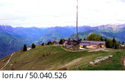 Вершина горы Циметта. Станция фуникулера. Город Локарно. Швейцария. The top of Mount Tsimetta. Funicular station. City of Locarno. Switzerland. (2023 год). Стоковое фото, фотограф Горшков Александр / Фотобанк Лори