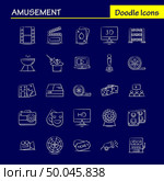 Amusement Hand Drawn Icon for Web, Print and Mobile UX/UI Kit. Such as: Entertainment, Movie, Oscar, Award, 3d, Display, Monitor, Preview, Pictogram Pack. - Vector. Стоковая иллюстрация, агентство Ingram Publishing / Фотобанк Лори