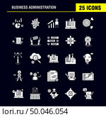Business Administration Solid Glyph Icons Set For Infographics, Mobile UX/UI Kit And Print Design. Include: Protected Website, Website, Internet, Dollar, Mountains, Dollar, Pencil, Eps 10 - Vector. Стоковая иллюстрация, агентство Ingram Publishing / Фотобанк Лори