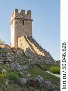 View of Numao Castle. Council of Vila Nova de Foz Coa. Portugal. Douro Region. Стоковое фото, агентство Ingram Publishing / Фотобанк Лори