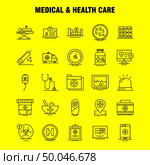 Medical And Health Care Line Icon for Web, Print and Mobile UX/UI Kit. Such as: Heart, Care, Medical, Medical, Medicine, Hospital, Tablets, Medical, Pictogram Pack. - Vector. Стоковая иллюстрация, агентство Ingram Publishing / Фотобанк Лори