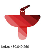 Wash basin icon. Flat color design. Vector illustration. Стоковая иллюстрация, агентство Ingram Publishing / Фотобанк Лори
