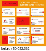 Set of 12 Lungs Creative Busienss Card Template. Editable Creative logo and Visiting card background. Стоковая иллюстрация, агентство Ingram Publishing / Фотобанк Лори