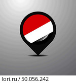 Principality of Sealand Map Pin. Стоковая иллюстрация, агентство Ingram Publishing / Фотобанк Лори