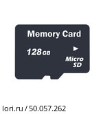 Micro sd card. Стоковая иллюстрация, иллюстратор Максим Гребешков / Фотобанк Лори