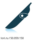 Knife scabbard  icon. Shadow reflection design. Vector illustration. Стоковая иллюстрация, агентство Ingram Publishing / Фотобанк Лори
