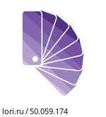 Color samples icon. Flat color design. Vector illustration. Стоковая иллюстрация, агентство Ingram Publishing / Фотобанк Лори