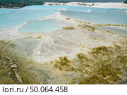 Natural travertines pools in Pamukkale (2020 год). Редакционное фото, фотограф Маргарита Кирьякова / Фотобанк Лори