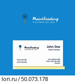 Lollypop logo Design with business card template. Elegant corporate identity. - Vector. Стоковая иллюстрация, агентство Ingram Publishing / Фотобанк Лори