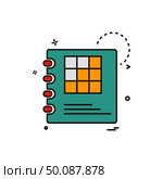 Diary icon design vector. Стоковая иллюстрация, агентство Ingram Publishing / Фотобанк Лори