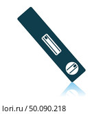 Icon Of Construction Level. Shadow Reflection Design. Vector Illustration. Стоковая иллюстрация, агентство Ingram Publishing / Фотобанк Лори