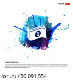Money Icon - Watercolor Background. Стоковая иллюстрация, агентство Ingram Publishing / Фотобанк Лори