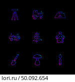 spade , mushroom , wheat , icon, vector, design,  flat,  collection, style, creative,  icons , farming , rural , farm , fruits , village , fruits , wheat , rural , tree , sun , sunlight , farmer , navigation , . Стоковая иллюстрация, агентство Ingram Publishing / Фотобанк Лори
