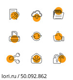 multimedia , sound , buttons , dwonload , upload , pin , key ,error , calcualtor , icon, vector, design,  flat,  collection, style, creative,  icons. Стоковая иллюстрация, агентство Ingram Publishing / Фотобанк Лори