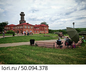 Остров-град Свияжск - здание пожарного обоза. Редакционное фото, фотограф Максим Гулячик / Фотобанк Лори
