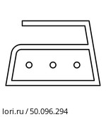 Ironing is allowed high temperature to two hundred 200 degrees Clothes care symbols Washing concept Laundry sign icon outline black color vector illustration flat style simple image. Стоковая иллюстрация, агентство Ingram Publishing / Фотобанк Лори