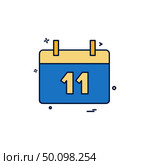 Calender icon design vector . Стоковая иллюстрация, агентство Ingram Publishing / Фотобанк Лори