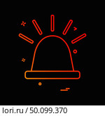 Siren icon design vector. Стоковая иллюстрация, агентство Ingram Publishing / Фотобанк Лори