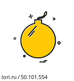 Bomb icon design vector. Стоковая иллюстрация, агентство Ingram Publishing / Фотобанк Лори
