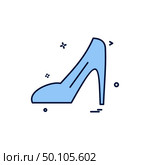 Ladies sandal icon design vector . Стоковая иллюстрация, агентство Ingram Publishing / Фотобанк Лори
